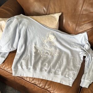H&M Light Blue Wellness Club Sweatshirt